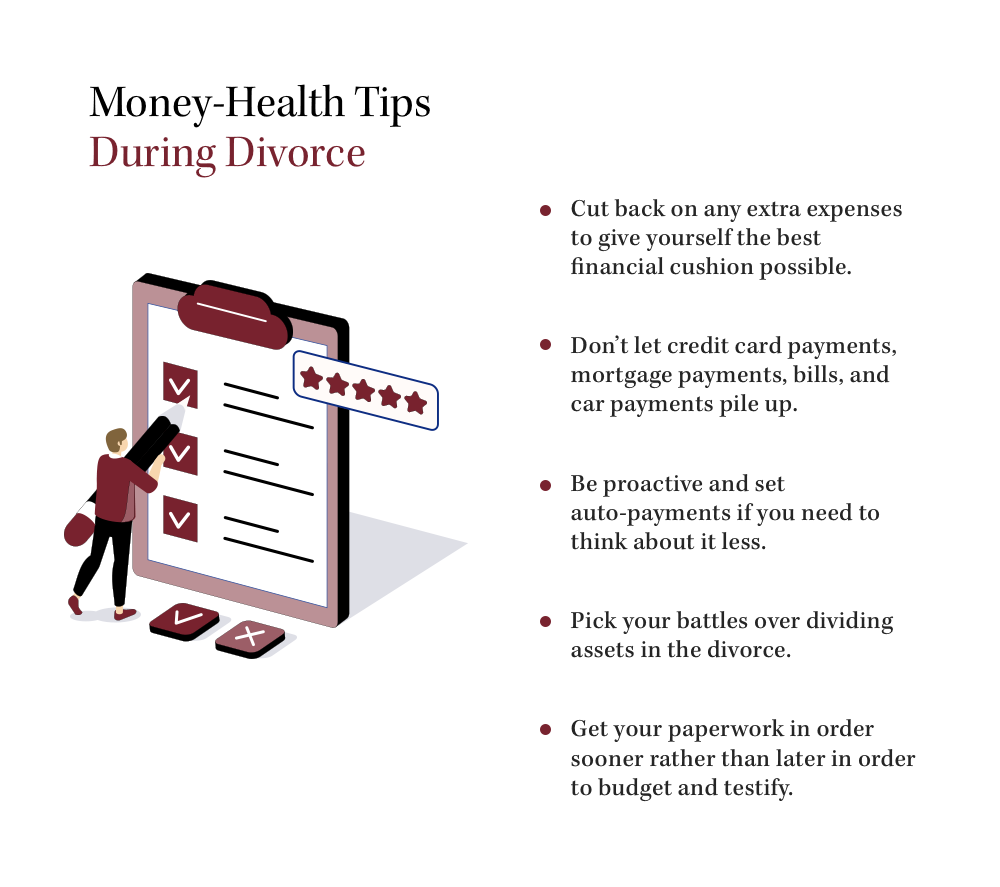 Money tips for divorce